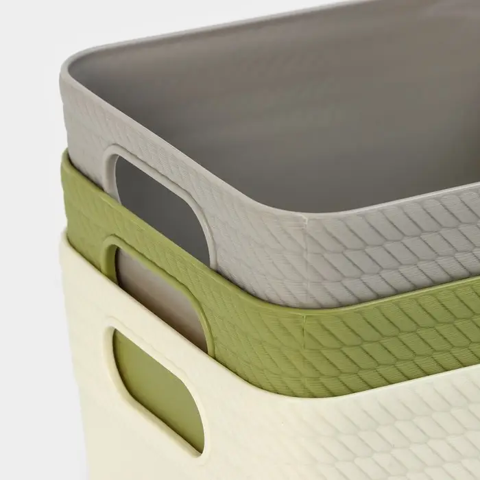 Корзина для хранения Доляна «Кайма», пластик, 14×11×8,5 см, цвет МИКС Корзина для хранения Доляна «Кайма», пластик, 14×11×8,5 см, цвет МИКС