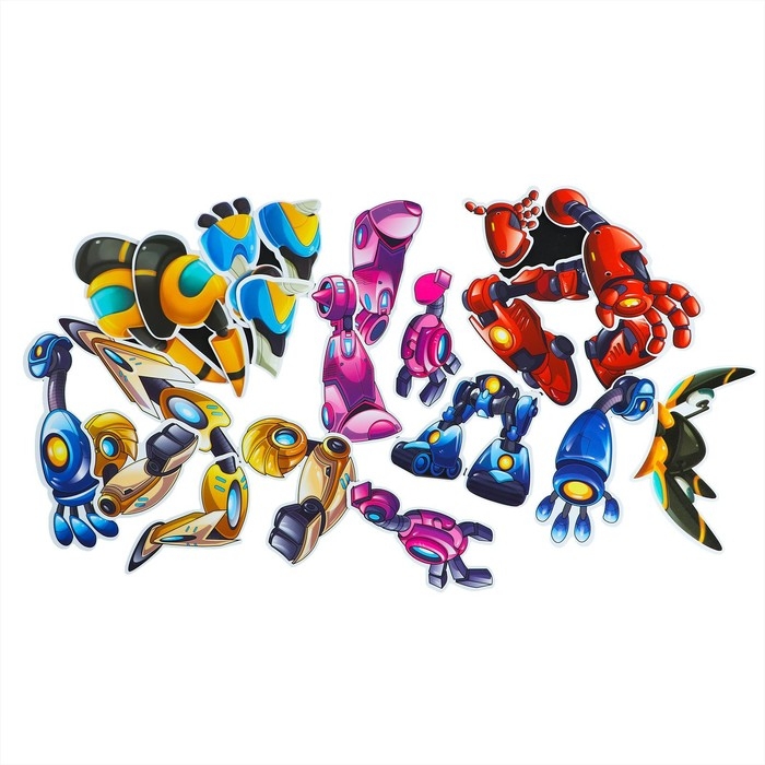 Игра на липучках «Мои роботы» Игра на липучках «Мои роботы»