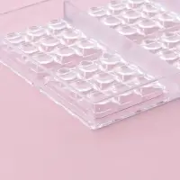 Форма для шоколада и конфет KONFINETTA &laquo;Поп-ит&raquo;, пластик, 6 ячеек 7&times;7 см, 27.5&times;17.5&times;2.5 см, прозрачная