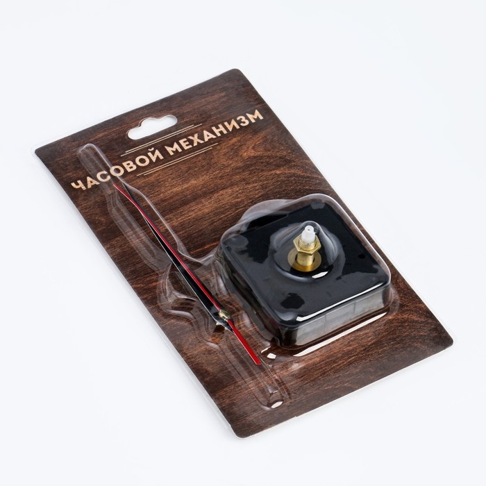 Часовой механизм со стрелками Часовой механизм со стрелками "Соломон-4", плавный ход, шток 22 мм, стрелки 70/95/110 мм