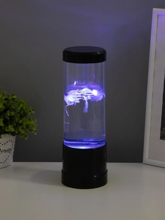 Светильник "Медузы" LED, RGB, USB, 3-5Вт, чёрный 9х9х25,5 см Светильник "Медузы" LED, RGB, USB, 3-5Вт, чёрный 9х9х25,5 см