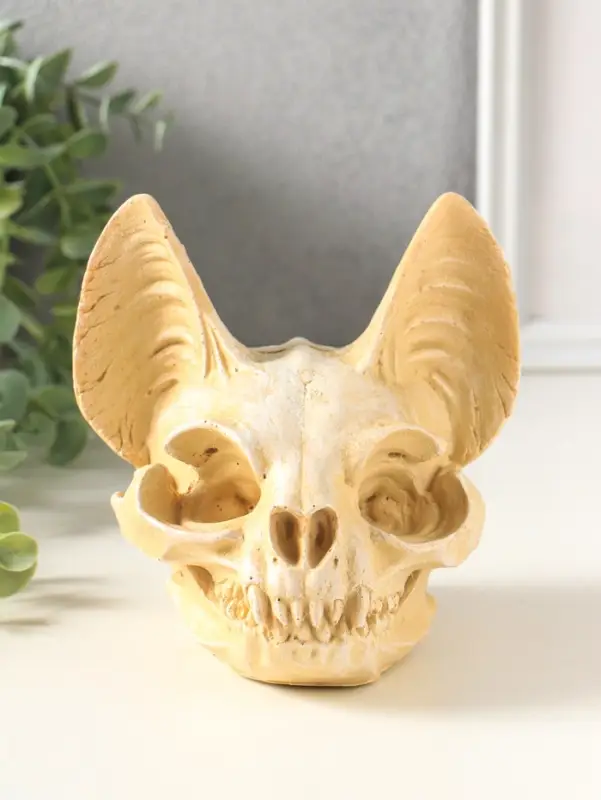 Копилка для денег &laquo;Череп сфинкса&raquo;, 14&times;14&times;13 см, натуральный