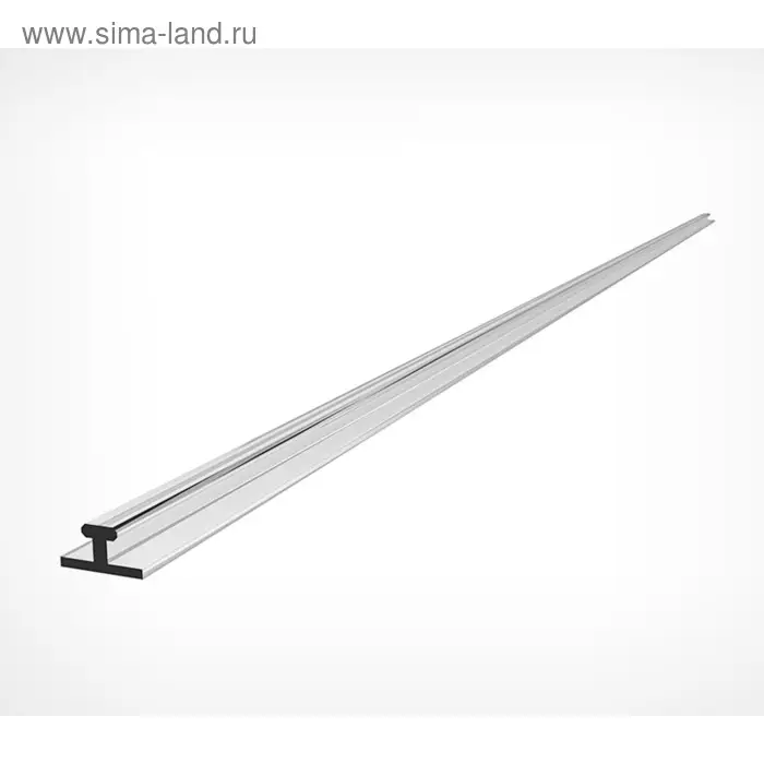 Т-профиль пластиковый для крепления разделителей на полке, 1000×10×10 мм, прозрачный Т-профиль пластиковый для крепления разделителей на полке, 1000×10×10 мм, прозрачный