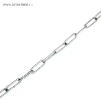 Цепь привязочная с длинным звеном, 26&times;3 мм, длина 3 м