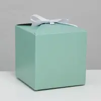 Коробка подарочная складная, упаковка, &laquo;Мята&raquo;, 12 х 12 х 12 см