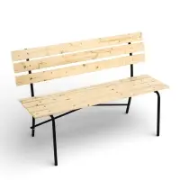 Скамейка деревянная, 140&times;61.5&times;89 см, для дачи и сада