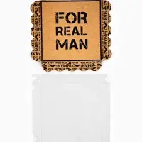 Коробка для печенья, кондитерская упаковка с пластиковой крышкой, &laquo;Для настоящего мужчины&raquo;, 18&times;18&times;3 см