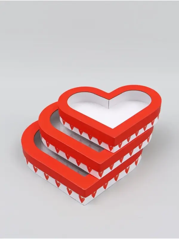 Набор коробок 3 в 1 &laquo;Любовь&raquo;, 28 х 5 см, 32 х 5,5 см, 35 х 6 см