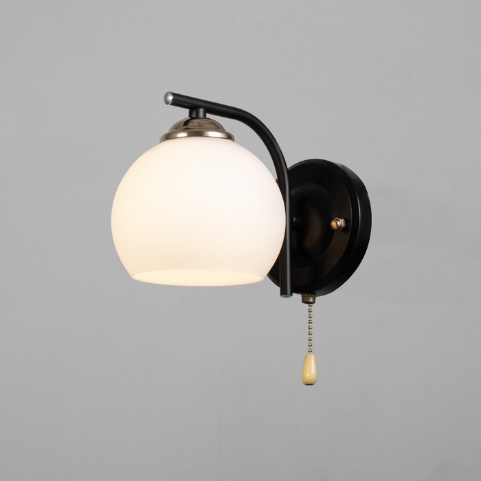 Бра 2198/1 E27 40Вт черно-золотой 22х13х16 см