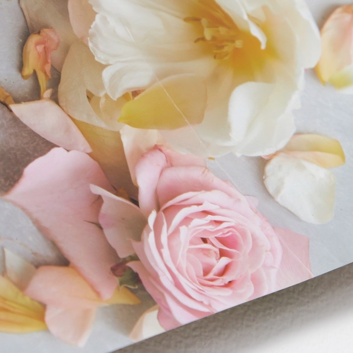 Фотофон двусторонний бумага 300 гр Фотофон двусторонний бумага 300 гр "Цветочные бутоны" 57х87 см