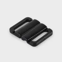 Застёжка для бюстгальтера, пластиковая, 14 мм, 10 шт., чёрная