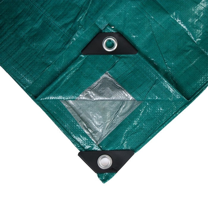 Тент защитный, 8 × 4 м, плотность 90 г/м², люверсы шаг 1 м, тарпаулин, УФ, зелёный Тент защитный, 8 × 4 м, плотность 90 г/м², люверсы шаг 1 м, тарпаулин, УФ, зелёный