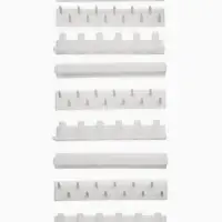 Органайзер для украшений QF &laquo;Настенный&raquo;, 15&times;8&times;3 см, набор 9 шт., белый