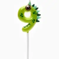 Свеча для торта цифра 9 «Зверюшки», 5 см Свеча для торта цифра 9 «Зверюшки», 5 см