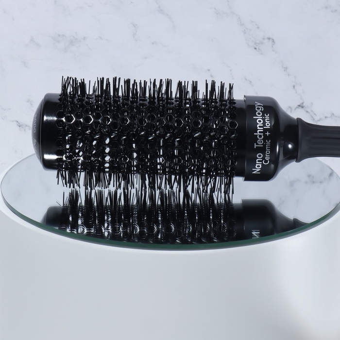 Брашинг «Premium», вентилируемый, прорезиненная ручка, d = 4,3/6 × 28,7 см, цвет чёрный Брашинг «Premium», вентилируемый, прорезиненная ручка, d = 4,3/6 × 28,7 см, цвет чёрный