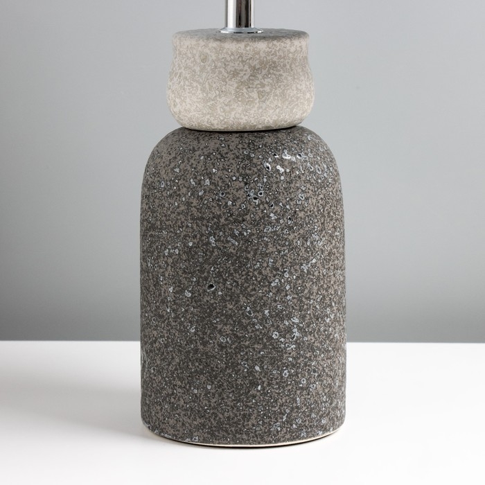 Настольная лампа Настольная лампа "Патара" E14 40Вт серый 22х22х32 см RISALUX