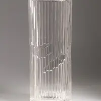Ваза стекло настольная "Вигдис" 29,5х12 см, прозрачный