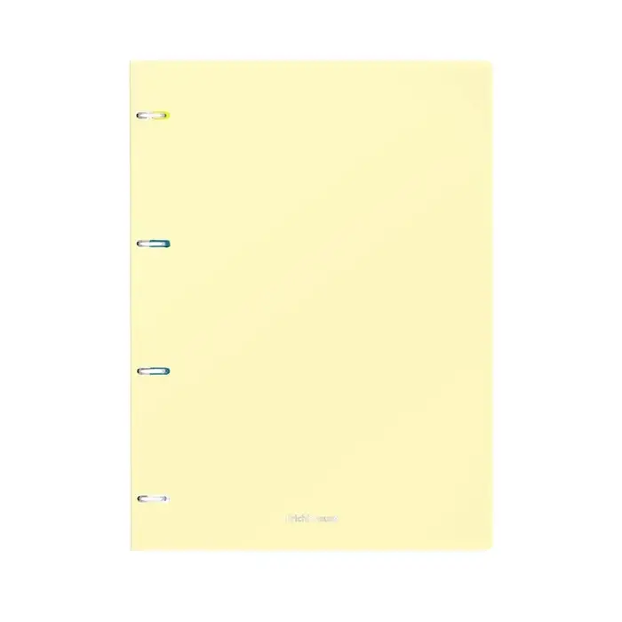 Тетрадь на кольцах ErichKrause. Pastel А4, 80 листов, в клетку, пластиковая обложка, блок офсет, 100% белизна, МИКС