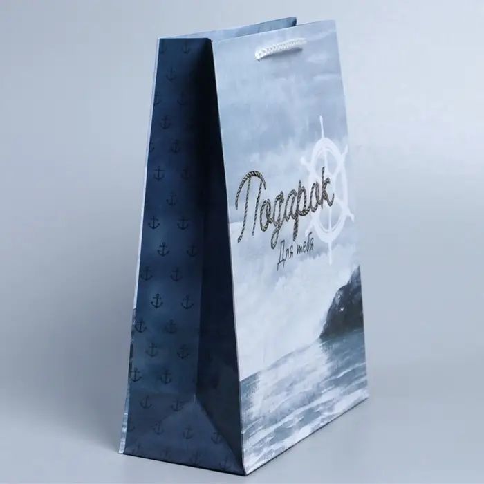 Пакет подарочный ламинированный, упаковка, Present for you, ML 21&times;25&times;8 см
