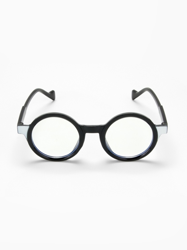 Очки имиджевые женские, для компьютера, ширина 14.3 см, дужка 14.5 см, линза 6.1 х 5.2 см