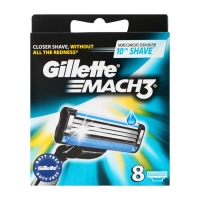 Сменные кассеты Gillette Mach3, 3 лезвия, 8 шт