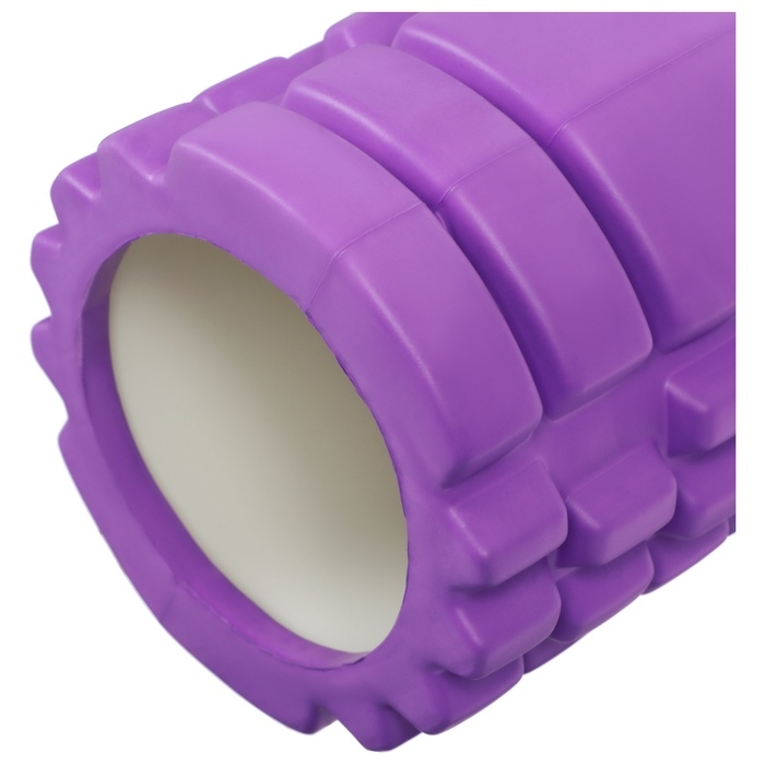 Ролик массажный Sangh, 33х14 см, цвет фиолетовый Ролик массажный Sangh, 33х14 см, цвет фиолетовый