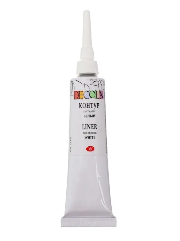 Контур по ткани 18 мл, ЗХК Decola, белый (5403104)
