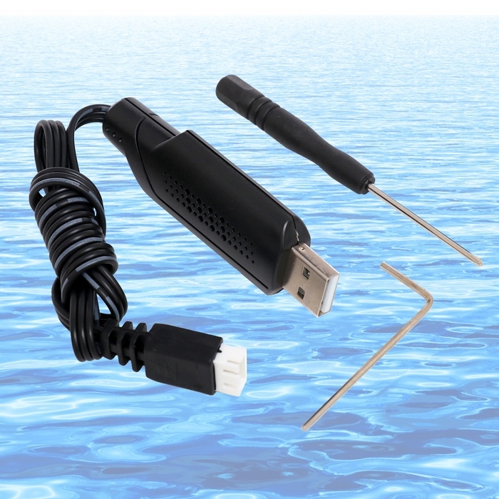 Катер радиоуправляемый STORM, водомёт, работает от аккумулятора, цвет красный Катер радиоуправляемый STORM, водомёт, работает от аккумулятора, цвет красный