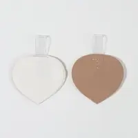 Пяткоудерживатели с петелькой, 5.8&times;4.4 см, бежевые