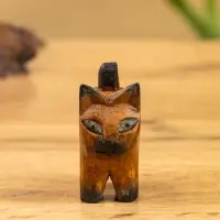 Сувенир &laquo;Причудливый кот&raquo;, 5.5&times;4.5&times;2.5 см, дерево