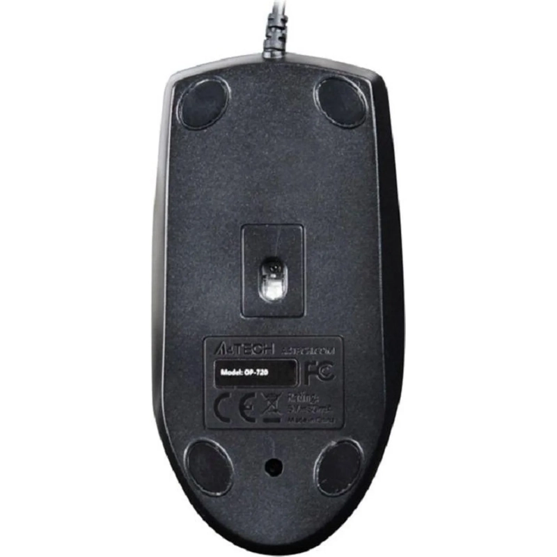 Мышь компьютерная A4Tech OP-720 черн, опт (1200dpi) USB (2but)