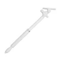Газовый лифт ТУНДРА GG080WH, 80N, с доводчиком, белый, 2 шт. TMP
