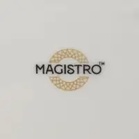 Блюдо фарфоровое сервировочное Magistro Kingdom, 27,5&times;16&times;1,9 см