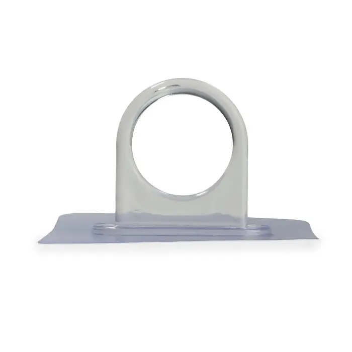 Держатель с клейкой поверхностью ТУНДРА, d=25 мм, 68×68 мм, прозрачный