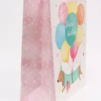 Пакет подарочный ламинированный, упаковка, &laquo;Happy birthday&raquo;, XL 49&times;40&times;19 см