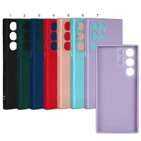 Чехол Samsung S23 Ultra цветной силикон
