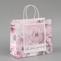 Пакет подарочный &laquo;Расцветай&raquo;, 25 х 22 х 12 см