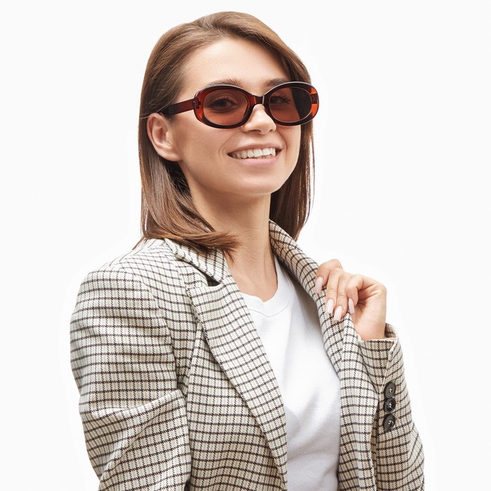 Очки солнцезащитные Очки солнцезащитные "OneSun", uv 400, дужка 14.5 см, ширина 14.5 см, линза 5 х 6.5 см