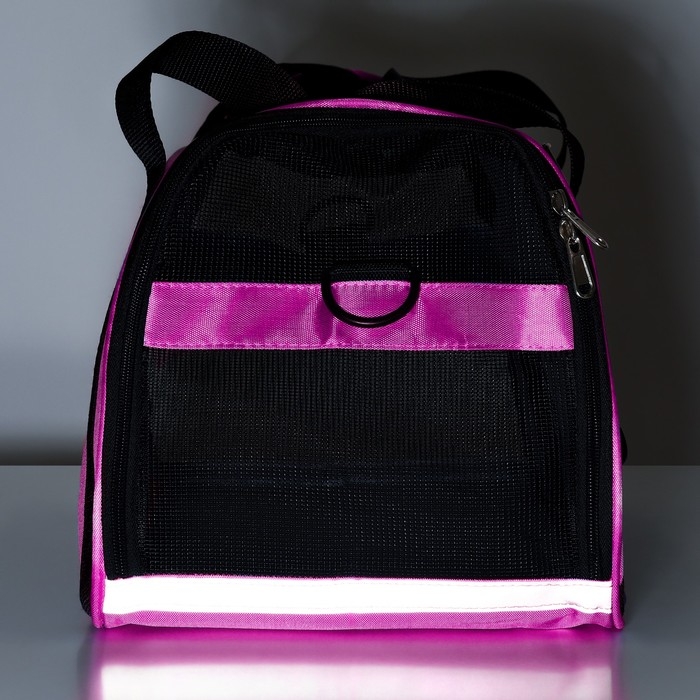 Сумка-переноска сетчатая,52 х 25 х 33 см,  фиолетовая Сумка-переноска сетчатая,52 х 25 х 33 см,  фиолетовая