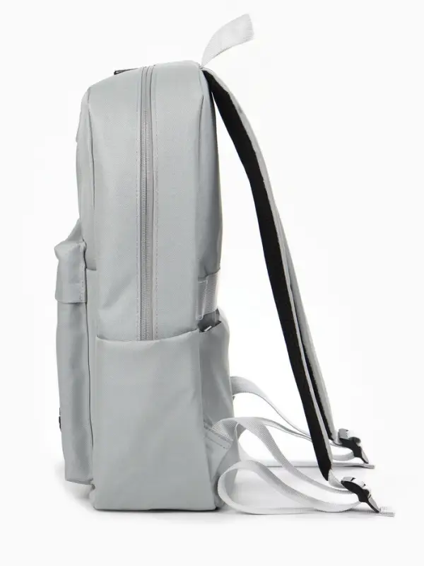 Рюкзак школьный, 1 отделение, 5 карманов, 28&times;9.5&times;42 см, серый