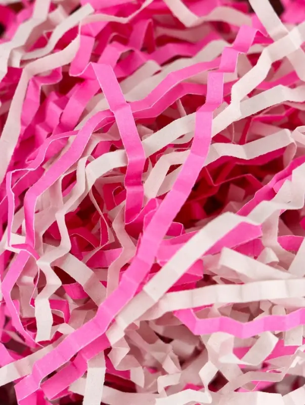 Наполнитель бумажный для подарков &laquo;Розовый туман&raquo;, серый и розовый, 50 г