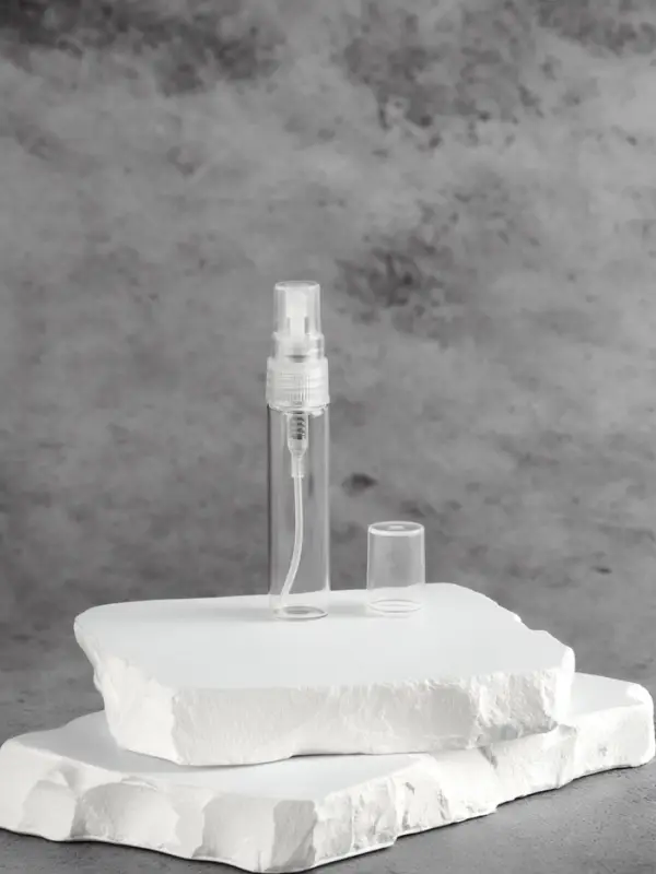 Флакон стеклянный для парфюма, с распылителем, 5 мл, прозрачный Флакон стеклянный для парфюма, с распылителем, 5 мл, прозрачный