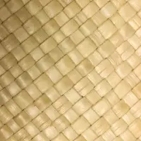 Сумка плетёная из пандана, 26×15×38 см, бежево-чёрная
