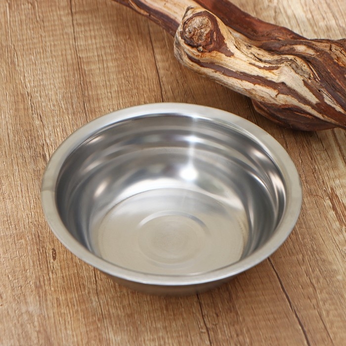 Миска из нержавеющей стали «Мэйли», 400 мл, 15×4,5 см Миска из нержавеющей стали «Мэйли», 400 мл, 15×4,5 см