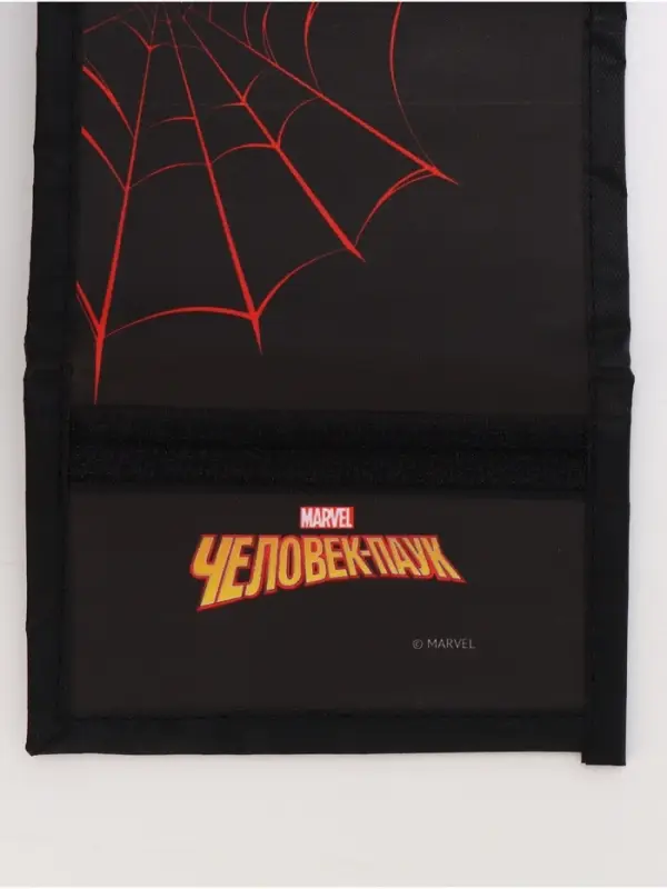Кошелек детский на липучке, Человек паук