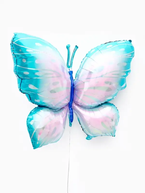 Воздушные шары фольгированные, &laquo;Разноцветные бабочки&raquo;, набор  3 шт
