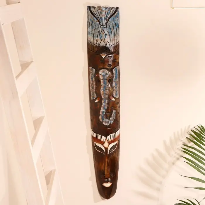 Маска дерево Маска дерево" Слон" 100х5х14 см