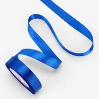 Лента атласная, 20 мм, 23&plusmn;1 м, синяя №40