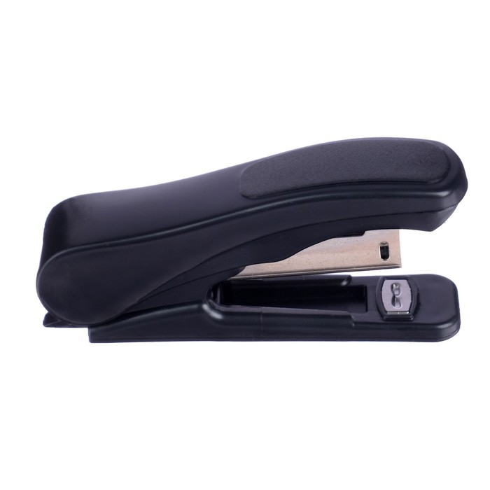 Степлер № 10, до 18 листов, Attomex, встроенный антистеплер, чёрный