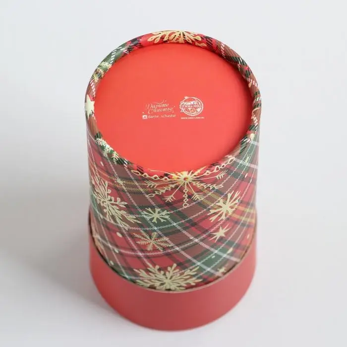 Коробка подарочная &laquo;Клетка&raquo;, 8 х 14,5 см, Новый год